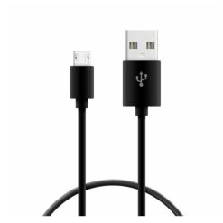 Micro USB 2.0 töltőkábel 1m fekete