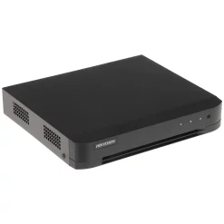 Hikvision DS-7204HUHI-K1/E (S)(C) 4 csatornás THD DVR, 8MP@8fps, 5MP@12fps, 4MP@15fps, 1080p@25fps, +2×8MP IP, koax audio