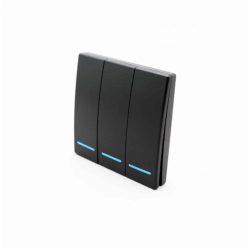 IoTec RF3 RF (rádiós) fali kapcsoló fekete