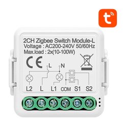 Avatto N Lzwsm01 2 Okos Kapcsolomodul Zigbee Csak Fazis Tuya