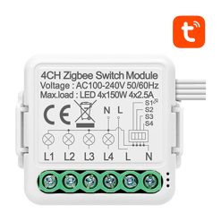 Avatto N Zwsm01 4 Okos Kapcsolomodul Zigbee Tuya