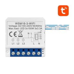 Avatto Wsm16 W3 Okos Kapcsolomodul Wifi Tuya