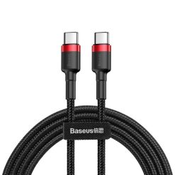 Baseus Cafule Pd 20 Qc 30 60w Usb C Pd Kabel 1m Fekete Piros