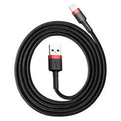 Baseus Cafule Usb Lightning Kabel 15a 2m Feketevoros