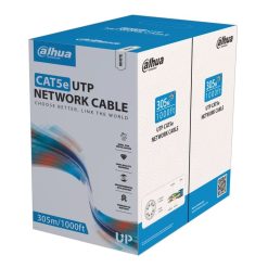 Dahua PFM920I-5EUN UTP fali kábel, cat5e, 305 fm, dobozos kiszerelés, 0,45 mm rézmag, fehér