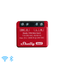 Shelly 1pm Mini Gen3 Egy Aramkoros Fogymero Wifi S Okosrele8a