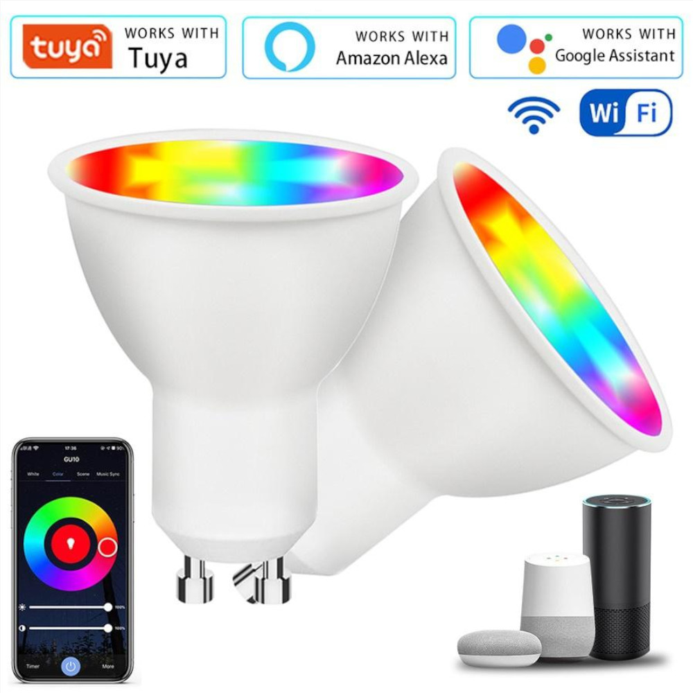 Okos LED izzók színes fényekkel és applikáció vezérléssel.