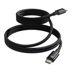 Baseus Tungsten Gold, töltőkábel USB-C - USB-C 100W 1m, fekete
