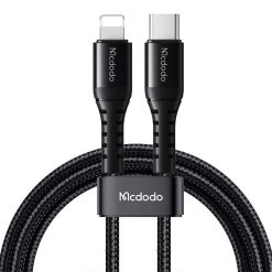 Mcdodo CA-5631, USB-C - lightning kábel, 36 W, 1,0 m, fekete
