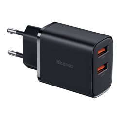Mcdodo CH-5070 hálózati töltő, USB-A*2, 12W, fekete