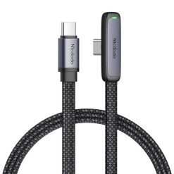 Mcdodo CA-3360 kábel, USB-C - USB-C, 65W, 1,2m, fekete
