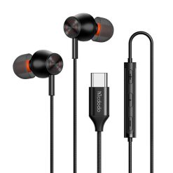 Mcdodo HP-3490, vezetékes fülhallgató, USB-C, fekete