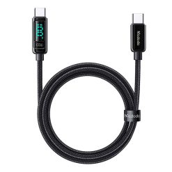 Mcdodo CA-8820 kábel, USB-C - USB-C, 100W, 1,2m, fekete