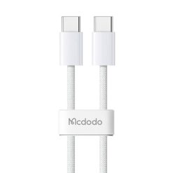 Mcdodo CA-5690 kábel, USB-C - USB-C, 60W, 1,0m, fehér