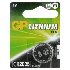 GP Lithium CR2025 gombelem