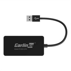 Carlinkit CCPA vezeték nélküli adapter, Apple Carplay/Android Auto, fekete
