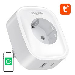 Gosund SP6 okos WiFi/Bluetooth dugalj, 16A, USB-C, 20W, Tuya