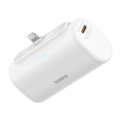 Baseus Compact powerbank, 5000mAh, 20W, fehér