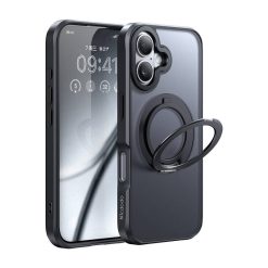 McDodo PC-4930 MagSafe tok iPhone 16-hoz állvánnyal, fekete