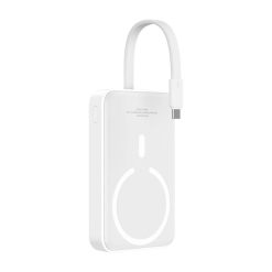 Baseus Mini mágneses Powerbank, Bayern Edition, 10000mAh, 30W, fehér