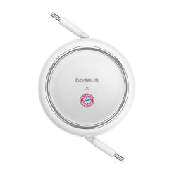 Baseus töltőkábel, Bayern Edition, USB-C-USB-C, 100W, fehér