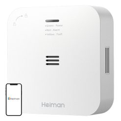 Heiman HM-720ES-W vezeték nélküli CO riasztó