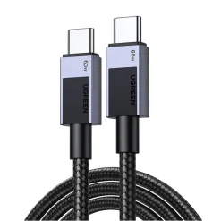 Ugreen L524 kábel, PD 3A, 1m, USB-C USB-C, szürke