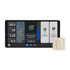 Shelly Wall Display X2 WiFi/BLU ezüst + BLU H&T