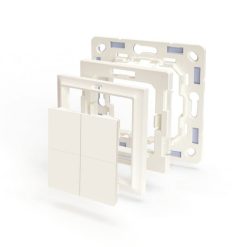 Shelly BLU Wall Switch 4 + Gira/Merten adapter