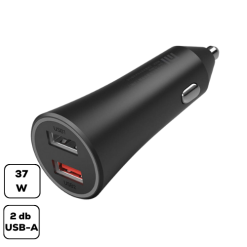 Xiaomi Mi Dual-Port 37W autós töltő, USB 1