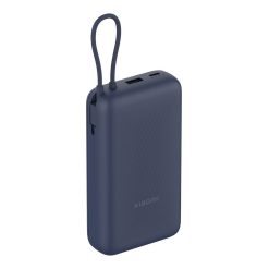 Xiaomi Power Bank 20000mAh beépített usb-c kábel kék BHR8975 1