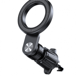 Elforgatható mágneses autós telefontartó szellőzőrácsra, Fekete 1