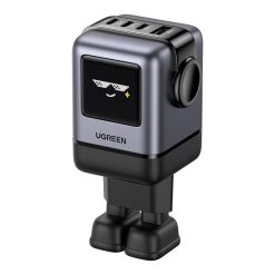 UGREEN Nexode RG (Robot GaN) hálózati töltő, 3x USB-C + USB, 100W (fekete) 1