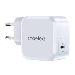 Choetech PD8007 PD 45W USB-C hálózati töltő, EU (fehér) 1