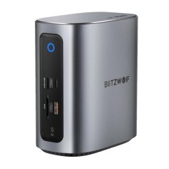 BlitzWolf BW-TH15 17 az 1-ben dokkolóállomás 2xHD+DP+4xC+3xUSB 3.0+USB 3.1+C 3.2+C PD+RJ45+micro SD+SD+3.5mm audio 1