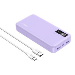 Powerbank 20000mAh Ugreen PB312, 2x USB + USB-C, 20W (lila) 1