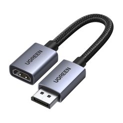 UGREEN DP133 DisplayPort-HDMI kábel, 4K, 20 cm 1