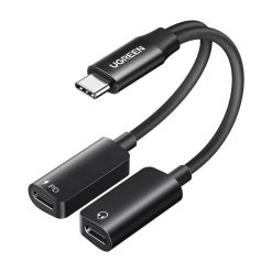 Ugreen CM821 hangkártya, USB-C 2x USB-C-re (fekete) 1