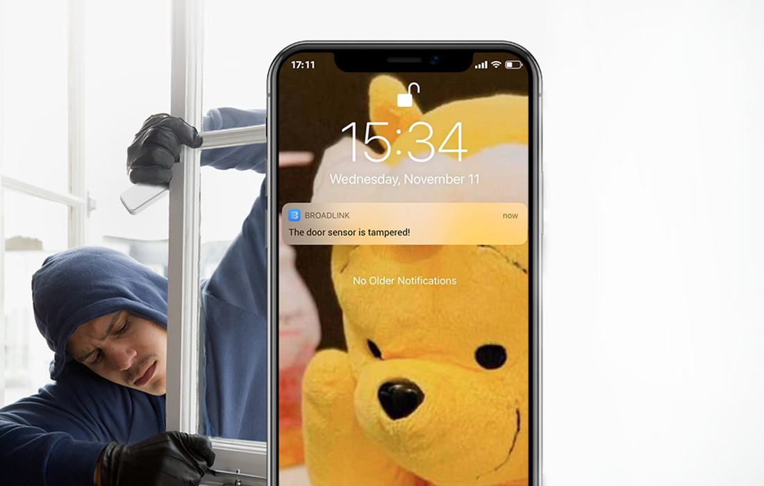 BroadLink DS4-FC Okos ajtóérzékelő + S3 HUB 6