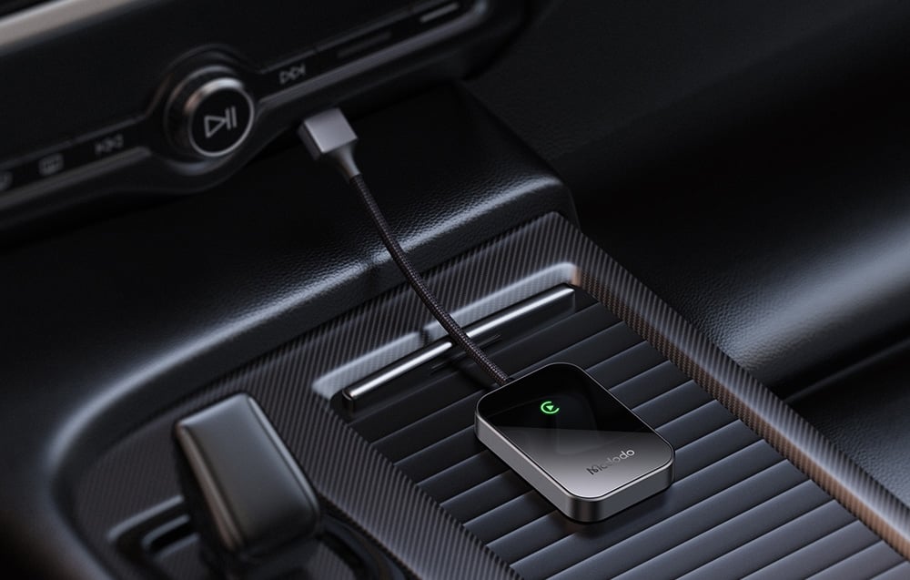 CarPlay vezeték nélküli adapter USB kábellel McDodo CA-7210 fekete 3
