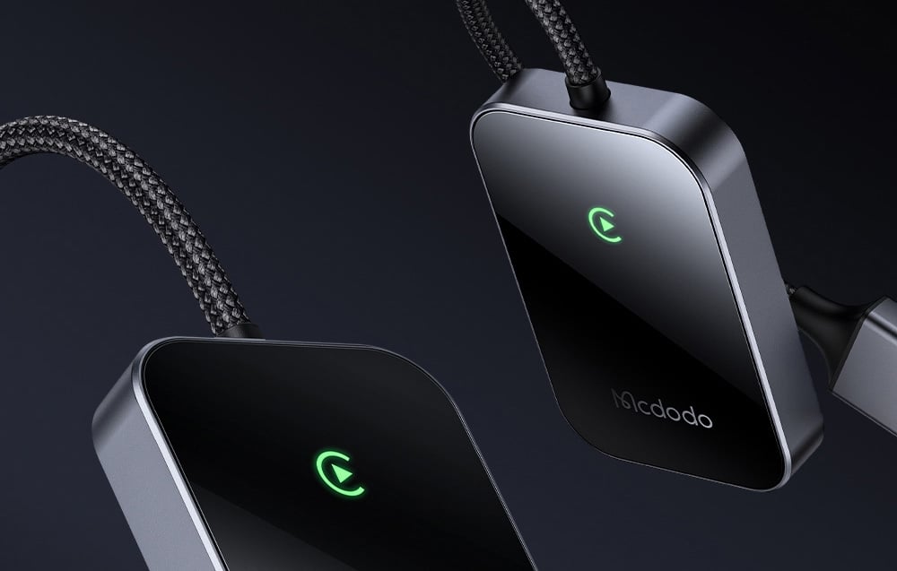 CarPlay vezeték nélküli adapter USB kábellel McDodo CA-7210 fekete 4