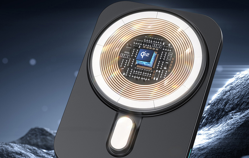 Choetech MagLeap Wireless Qi2 15W-os autós töltő 2