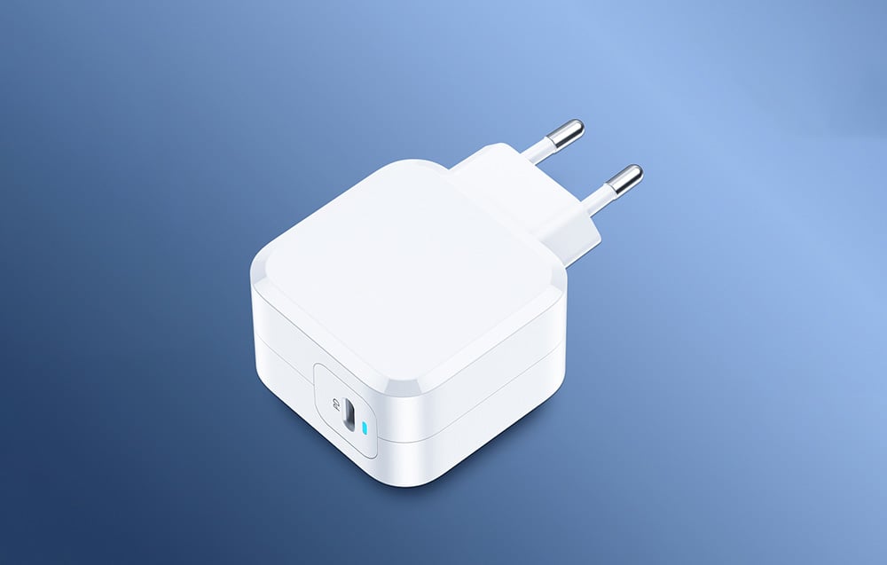 Choetech PD8007 PD 45W USB-C hálózati töltő, EU (fehér) 5