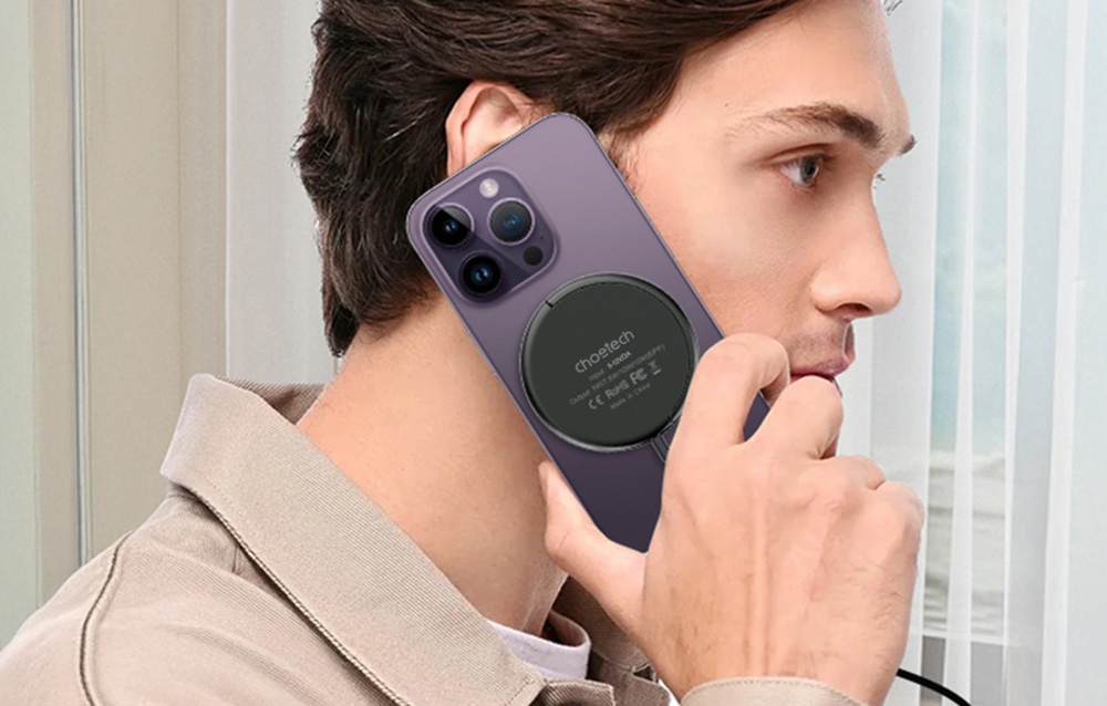 Choetech T697-F 3 az 1-ben mágneses töltő (fekete) 3