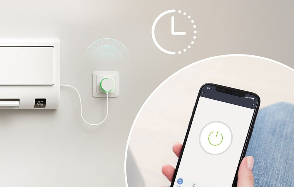 Gosund EP2-Z 10A intelligens ZigBee konnektor 4