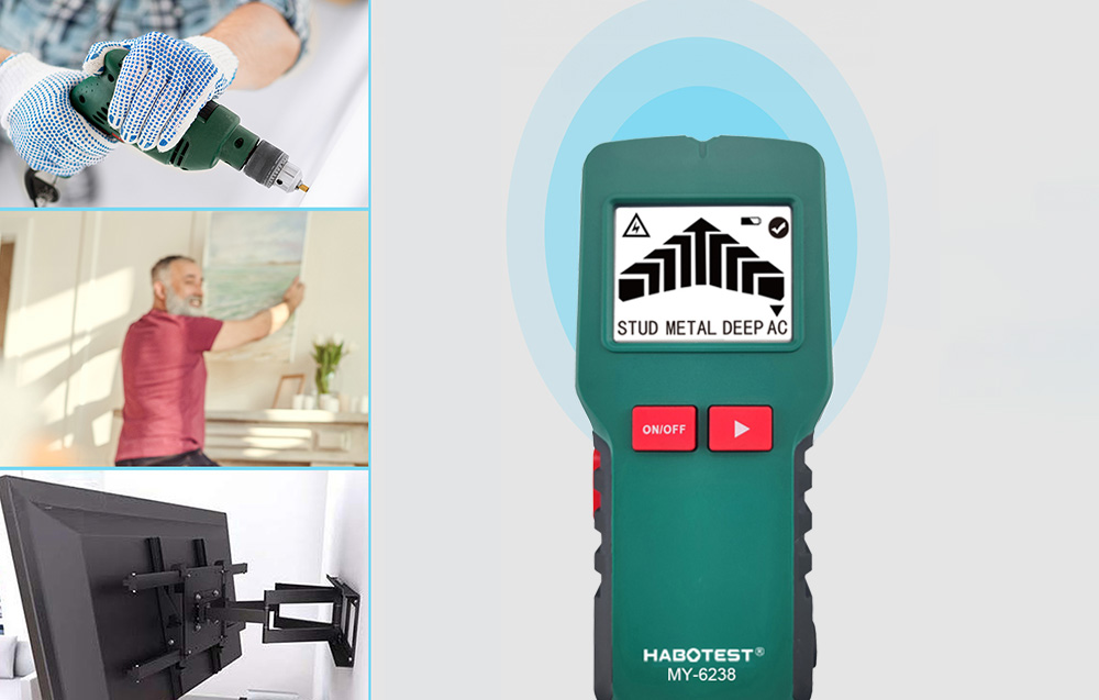 Habotest MY6238 többfunkciós detektor, 4in1 1