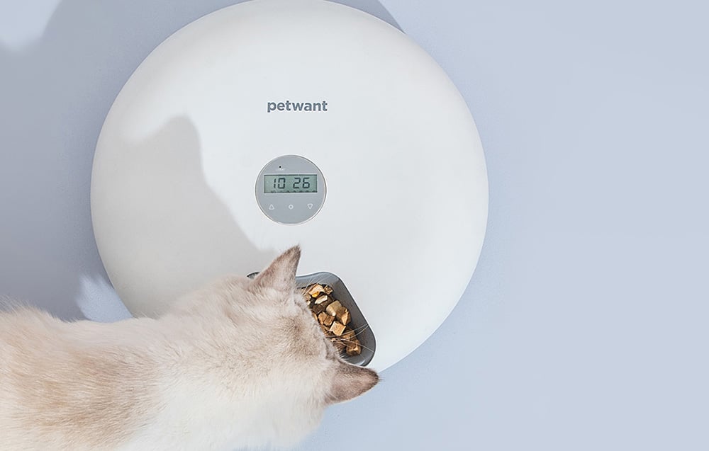 PetWant F6 intelligens 6 kamrás ételadagoló 4