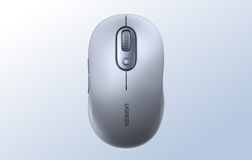 Ugreen M556 vezeték nélküli egér, 2.4G + BT (szürke) 5