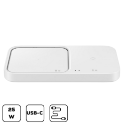 SamsungWireless töltő dupla,hálózati töltővel,Fehé 1