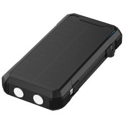 Cellect Solar Powerbank, 20000mAh, Fekete 1